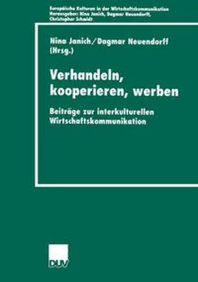 Janich / Neuendorff |  Verhandeln, kooperieren, werben | eBook | Sack Fachmedien