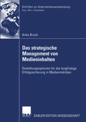 Brack |  Das strategische Management von Medieninhalten | eBook | Sack Fachmedien