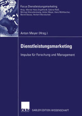 Meyer | Dienstleistungsmarketing | E-Book | sack.de