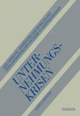  Unternehmungskrisen | Buch |  Sack Fachmedien