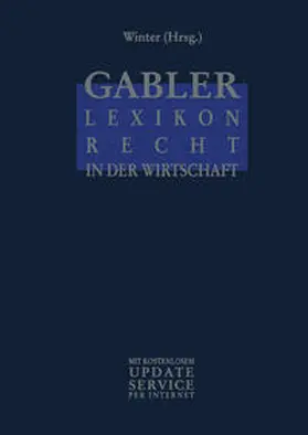 Winter |  Gabler Lexikon Recht in der Wirtschaft | eBook | Sack Fachmedien