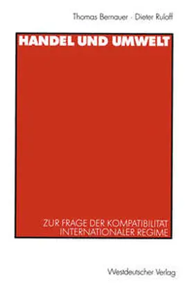 Bernauer / Ruloff |  Handel und Umwelt | eBook | Sack Fachmedien