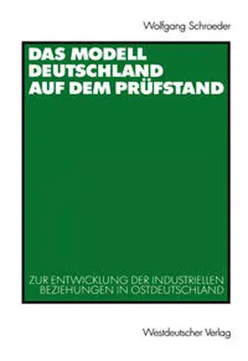 Schroeder |  Das Modell Deutschland auf dem Prüfstand | eBook | Sack Fachmedien