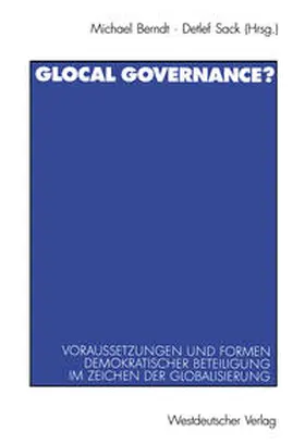 Berndt / Sack |  Glocal Governance? | eBook | Sack Fachmedien