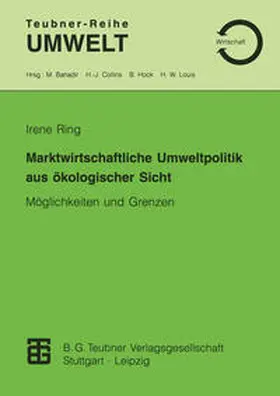  Marktwirtschaftliche Umweltpolitik aus ökologischer Sicht | eBook | Sack Fachmedien