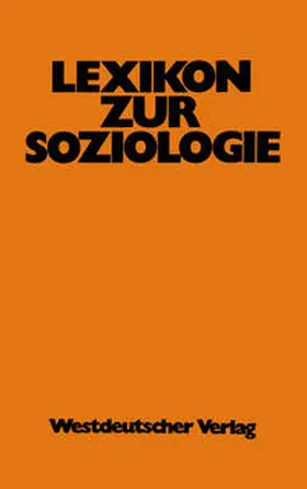 Fuchs-Heinritz |  Lexikon zur Soziologie | eBook | Sack Fachmedien