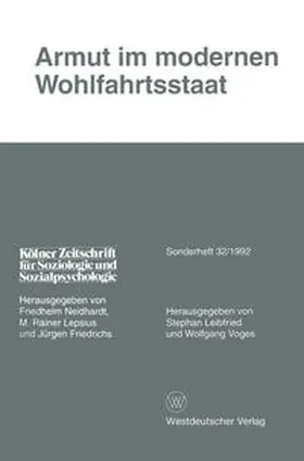 Leibfried / Voges | Armut im modernen Wohlfahrtsstaat | E-Book | sack.de