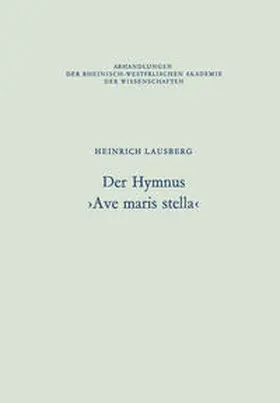 Lausberg |  Der Hymnus ›Ave maris stella‹ | eBook | Sack Fachmedien