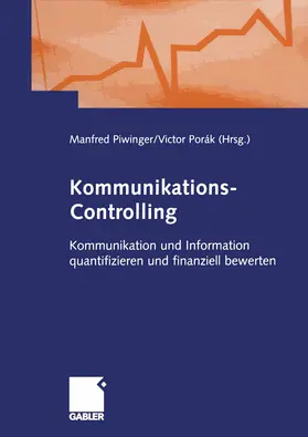 Porák / Piwinger |  Kommunikations-Controlling | Buch |  Sack Fachmedien