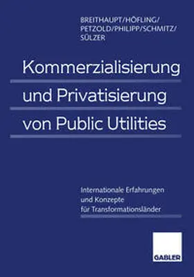 Breithaupt / Höfling / Petzold |  Kommerzialisierung und Privatisierung von Public Utilities | eBook | Sack Fachmedien