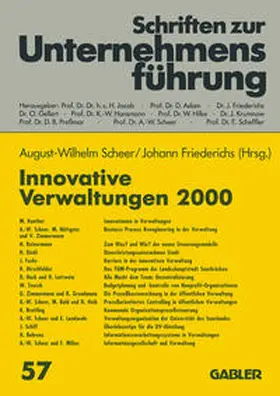 Scheer / Friedrichs |  Innovative Verwaltungen 2000 | eBook | Sack Fachmedien