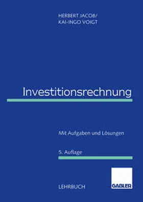 Jacob / Voigt |  Investitionsrechnung | eBook | Sack Fachmedien