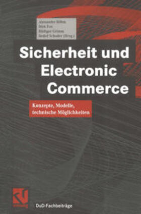 Röhm / Fox / Grimm |  Sicherheit und Electronic Commerce | eBook | Sack Fachmedien