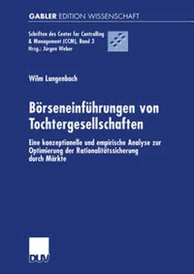 Langenbach |  Börseneinführungen von Tochtergesellschaften | eBook | Sack Fachmedien