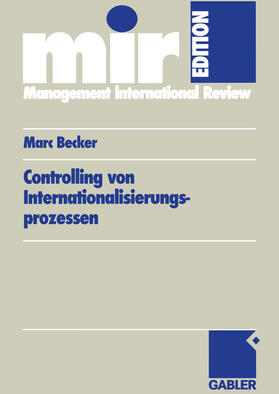 Becker |  Controlling von Internationalisierungs-prozessen | eBook | Sack Fachmedien