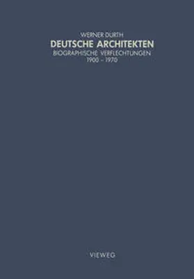 Durth |  Deutsche Architekten | eBook | Sack Fachmedien