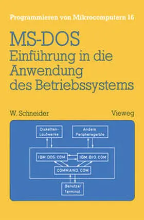 Schneider |  Einführung in die Anwendung des Betriebssystems MS-DOS | eBook | Sack Fachmedien