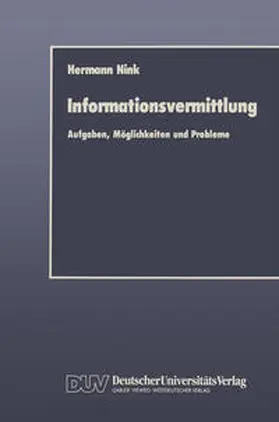 Nink |  Informationsvermittlung | eBook | Sack Fachmedien