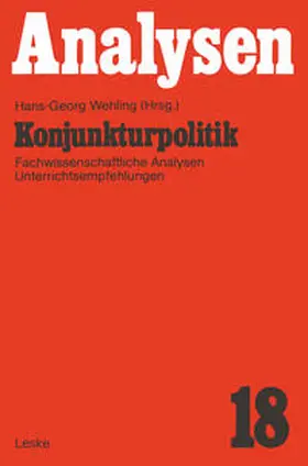 Wehling |  Konjunkturpolitik | eBook | Sack Fachmedien