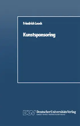 Loock |  Kunstsponsoring | eBook | Sack Fachmedien