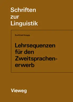 Knapp |  Lehrsequenzen für den Zweitsprachenerwerb | eBook | Sack Fachmedien