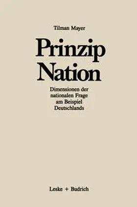 Mayer |  Prinzip Nation | eBook | Sack Fachmedien