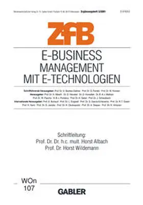 Albach / Wildemann |  E-Business Management mit E-Technologien | eBook | Sack Fachmedien