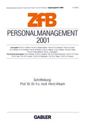 Albach |  Personalmanagement 2001 | eBook | Sack Fachmedien