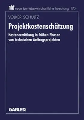 Schultz |  Projektkostenschätzung | eBook | Sack Fachmedien