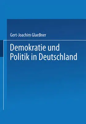 Glaeßner |  Demokratie und Politik in Deutschland | eBook | Sack Fachmedien