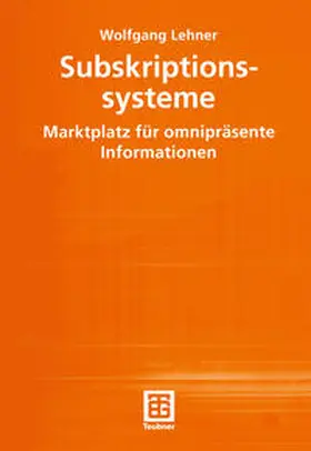 Lehner |  Subskriptionssysteme | eBook | Sack Fachmedien