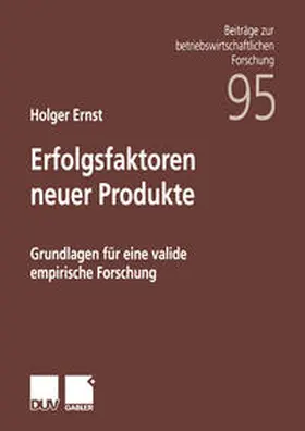 Ernst |  Erfolgsfaktoren neuer Produkte | eBook | Sack Fachmedien