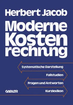 Jacob |  Moderne Kostenrechnung | eBook | Sack Fachmedien