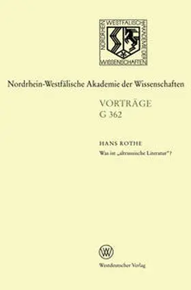 Rothe |  Was ist „altrussische Literatur“? | eBook | Sack Fachmedien