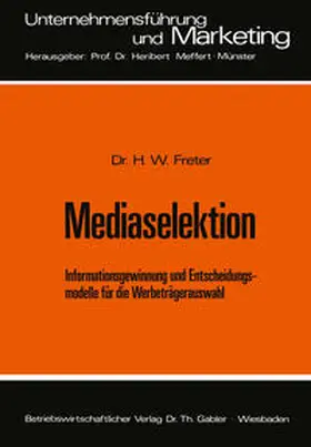 Freter | Mediaselektion | E-Book | sack.de