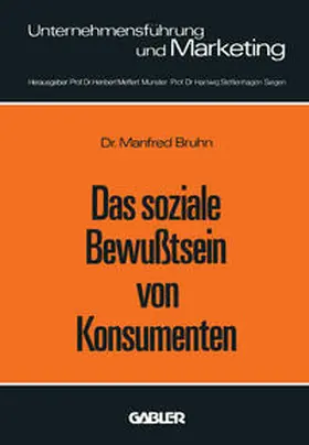 Bruhn |  Das soziale Bewußtsein von Konsumenten | eBook | Sack Fachmedien