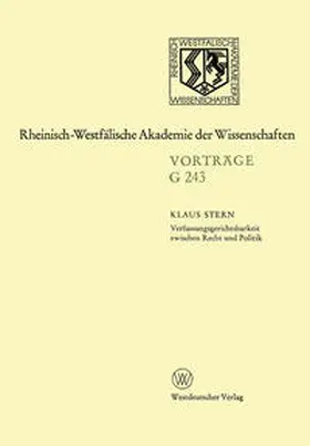 Stern |  Verfassungsgerichtsbarkeit zwischen Recht und Politik | eBook | Sack Fachmedien