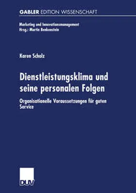 Scholz |  Dienstleistungsklima und seine personalen Folgen | eBook | Sack Fachmedien