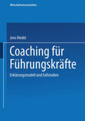 Riedel |  Coaching für Führungskräfte | eBook | Sack Fachmedien