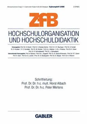 Albach / Mertens |  Hochschulorganisation und Hochschuldidaktik | eBook | Sack Fachmedien