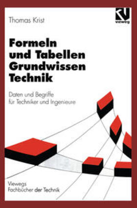 Krist |  Formeln und Tabellen Grundwissen Technik | eBook | Sack Fachmedien