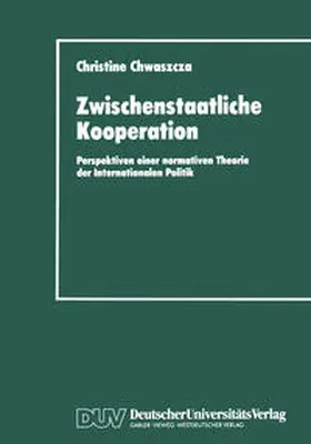 Chwaszcza |  Zwischenstaatliche Kooperation | eBook | Sack Fachmedien