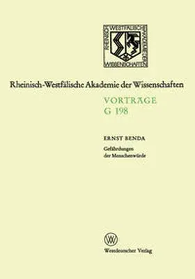 Benda |  Gefährdungen der Menschenwürde | eBook | Sack Fachmedien