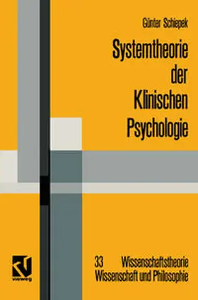 Schiepek |  Systemtheorie der Klinischen Psychologie | eBook | Sack Fachmedien