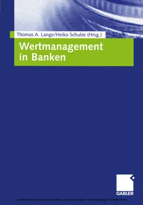 Lange / Schulze |  Wertmanagement in Banken | eBook | Sack Fachmedien