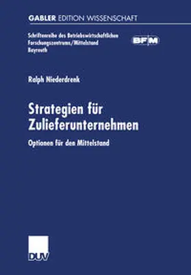 Niederdrenk |  Strategien für Zulieferunternehmen | eBook | Sack Fachmedien