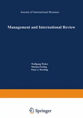 Weber / Festing / Dowling | Management and International Review | E-Book | sack.de