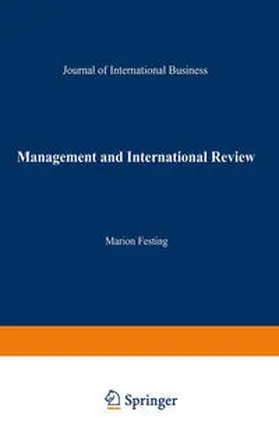 Festing | Management and International Review | E-Book | sack.de