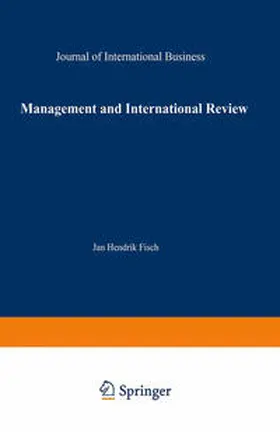 Fisch |  Management International Review | eBook | Sack Fachmedien