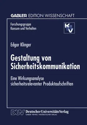  Gestaltung von Sicherheitskommunikation | eBook | Sack Fachmedien